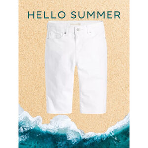 Women's Levi's Bermuda Shorts, 27, White